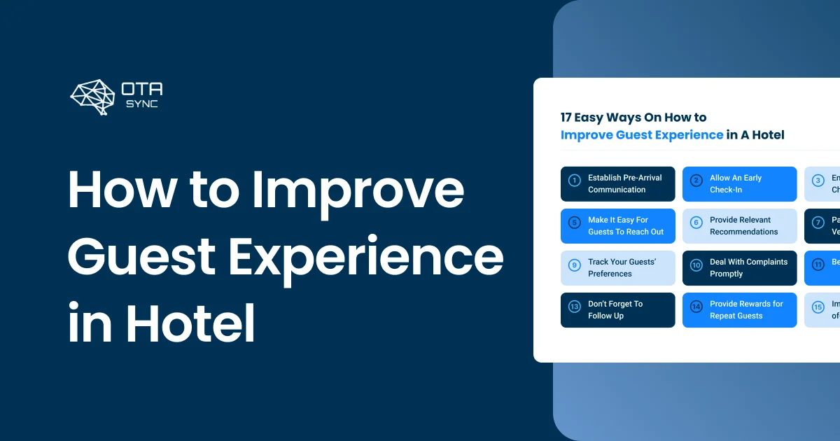 HotelSync 博客:提升酒店宾客体验的 17 个实用步骤